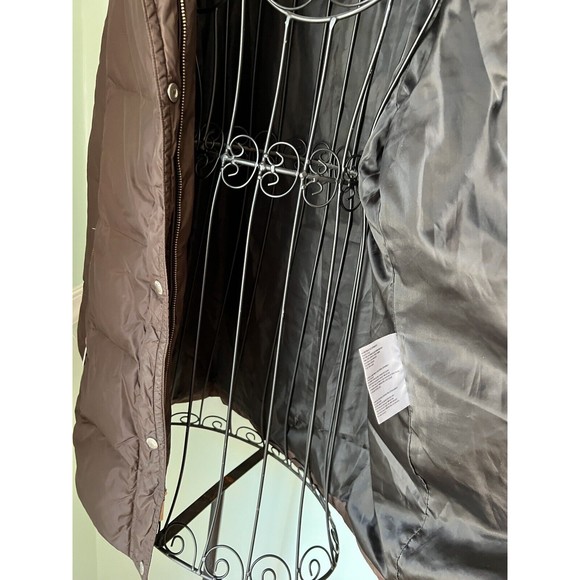 Michael Kors Brown Down Filled Full Zip Warm coat Size Large - Picture 6 of 10